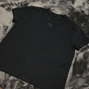 Black Alexander Wang. T Logo Shirt